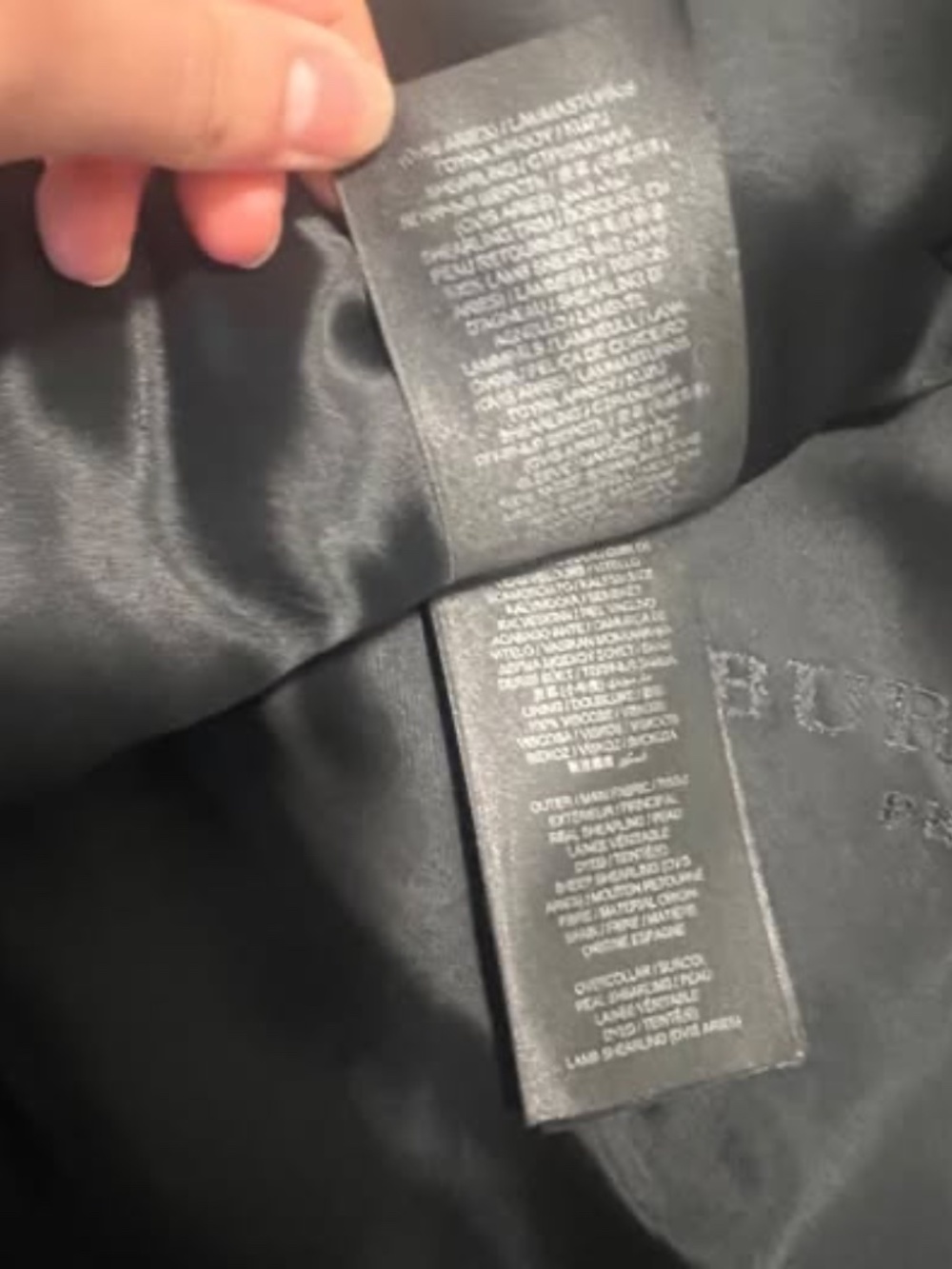 Burberry Prorsum Shearling Coat Size 36 - Picture 7 of 12